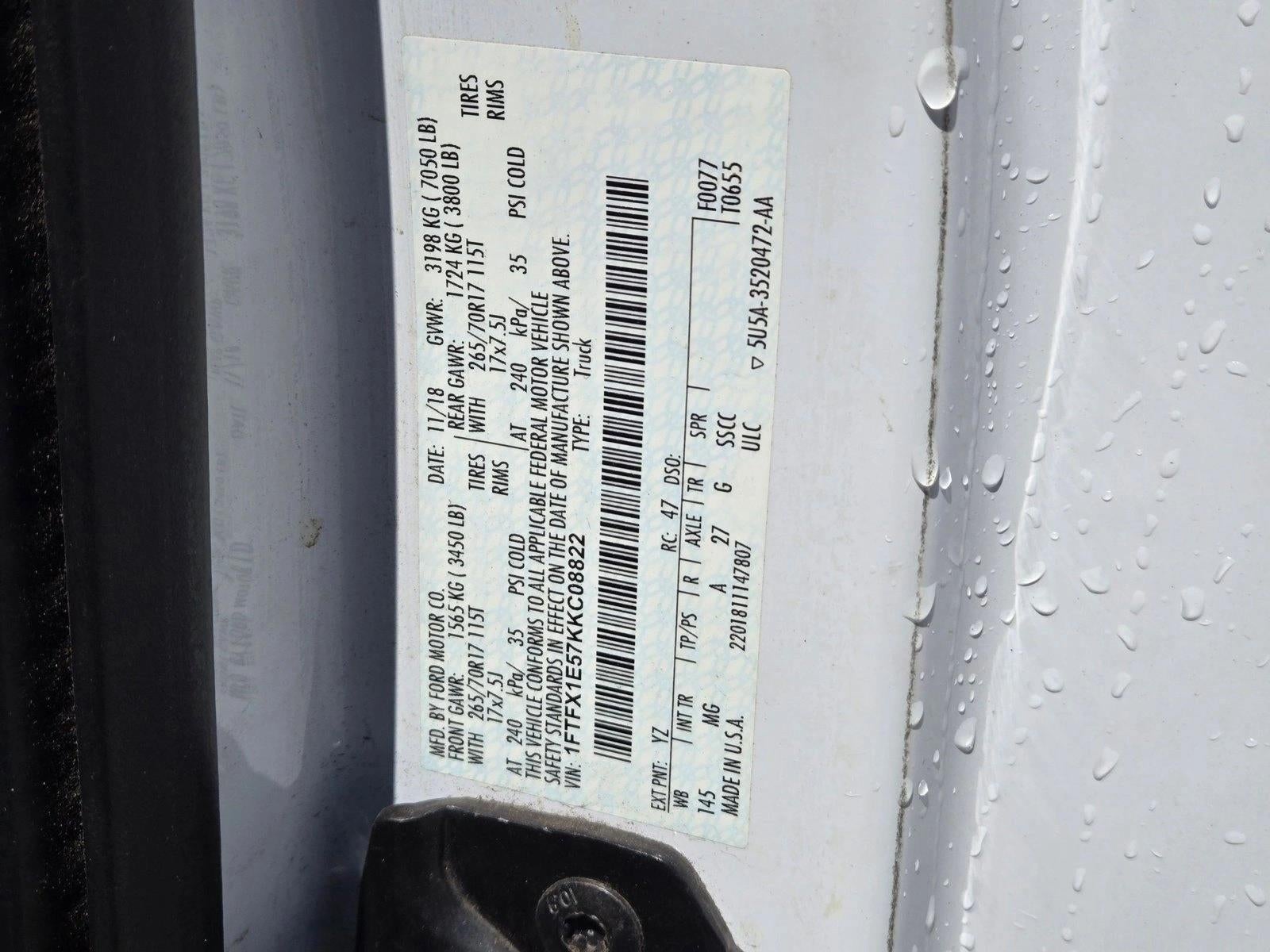 2019 Ford F-150 XLT 4WD SuperCab 6.5' Box