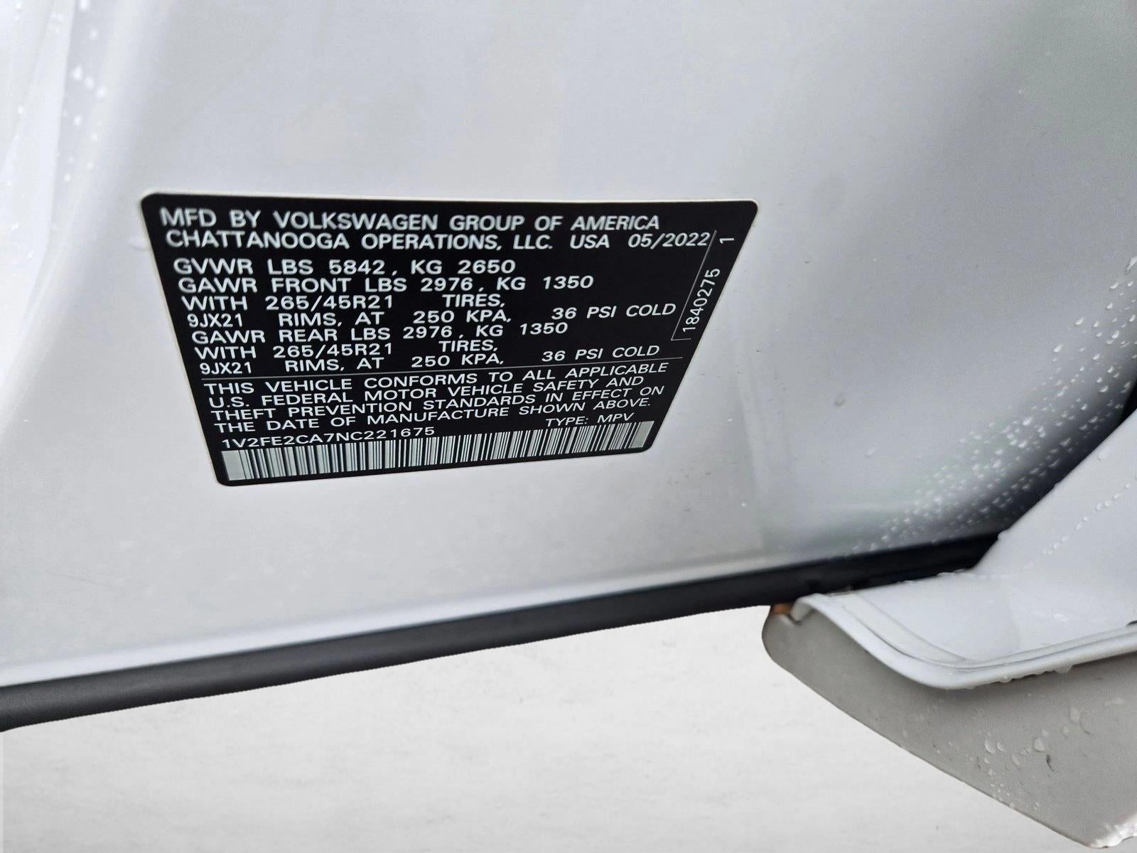 2022 Volkswagen Atlas Cross Sport 3.6L V6 SEL Premium R-Line 4MOTION