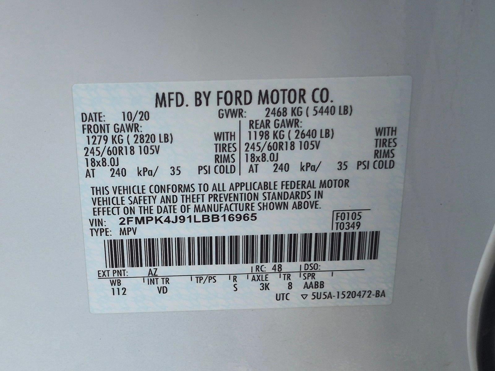 2020 Ford Edge SEL AWD