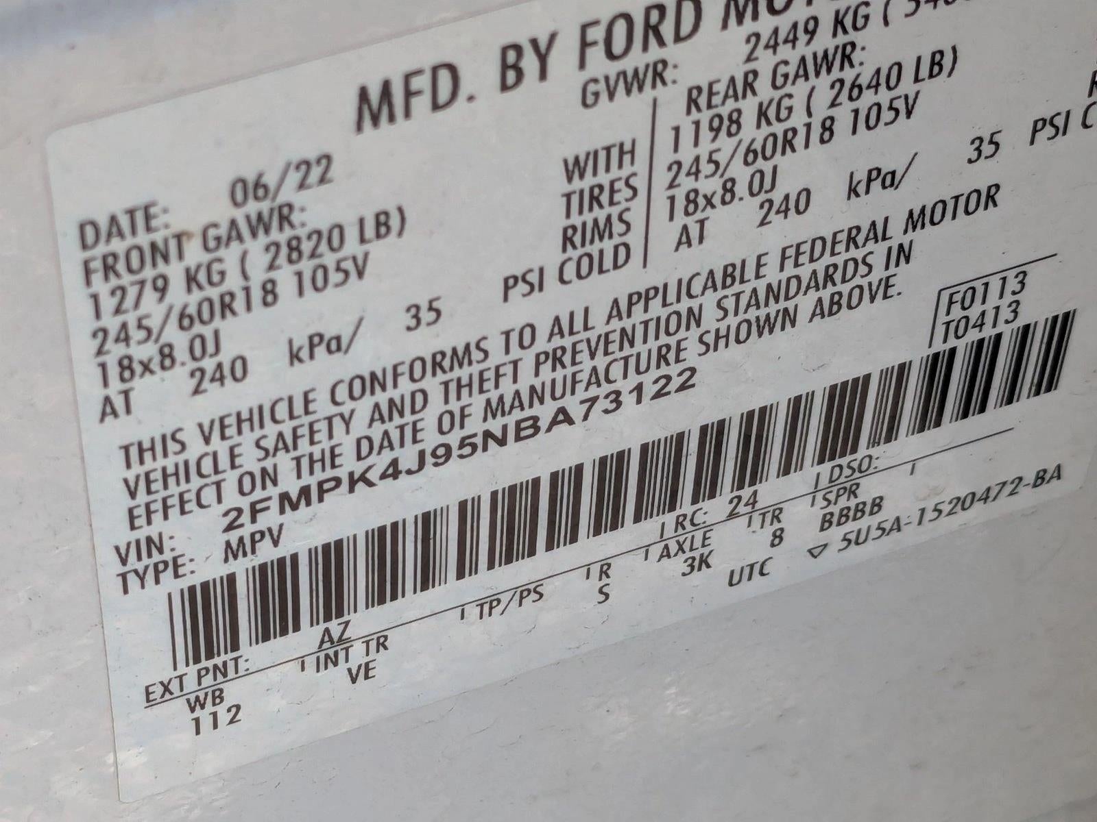 2022 Ford Edge SEL AWD