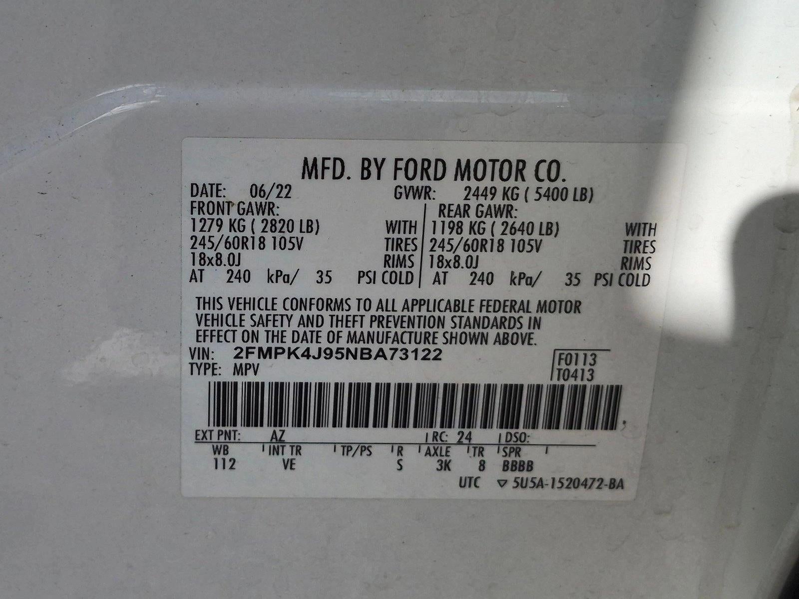 2022 Ford Edge SEL AWD