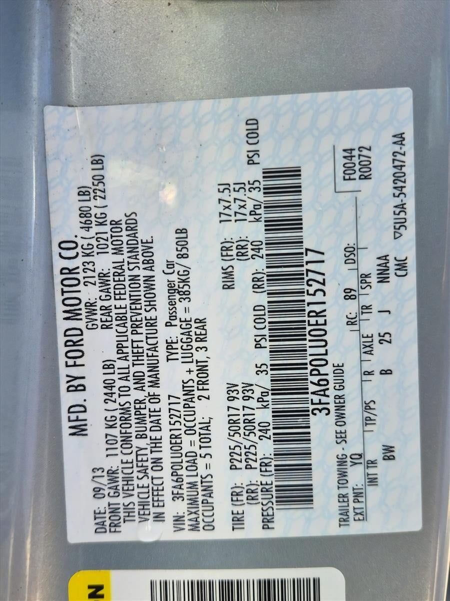 2014 Ford Fusion 4dr Sdn SE Hybrid FWD