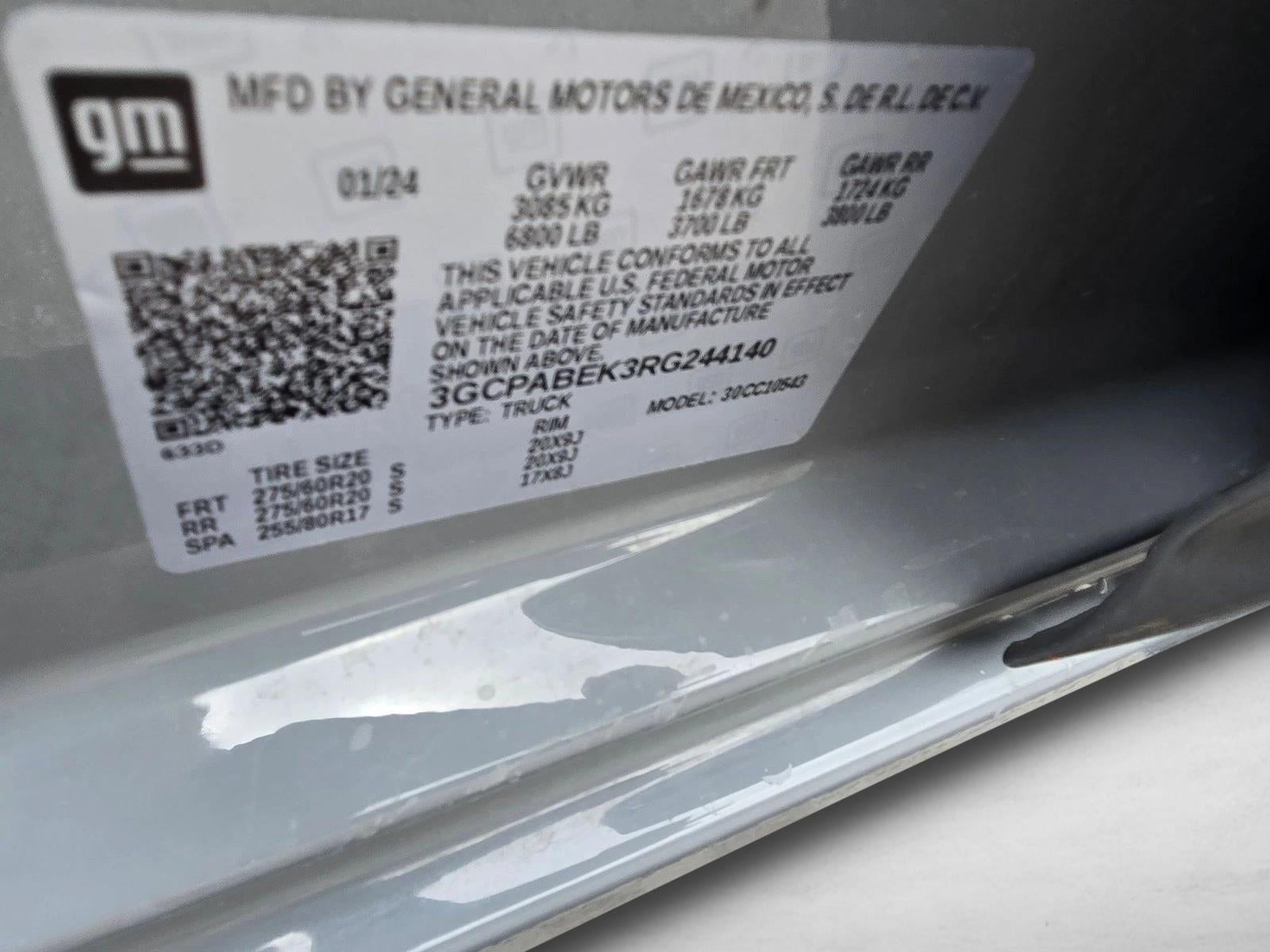 2024 Chevrolet Silverado 1500 Crew Cab Short Box 2-Wheel Drive Custom