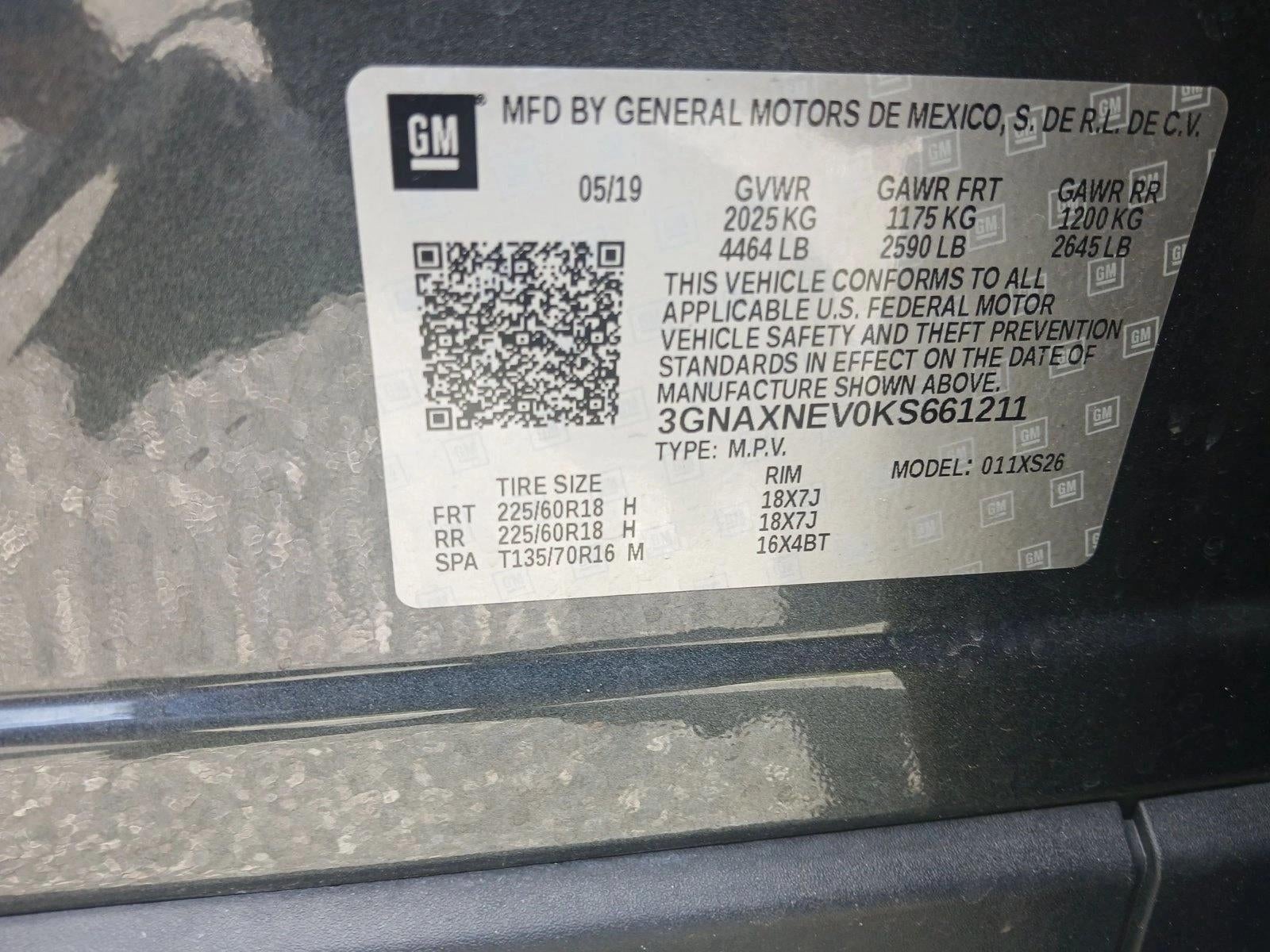 2019 Chevrolet Equinox FWD Premier