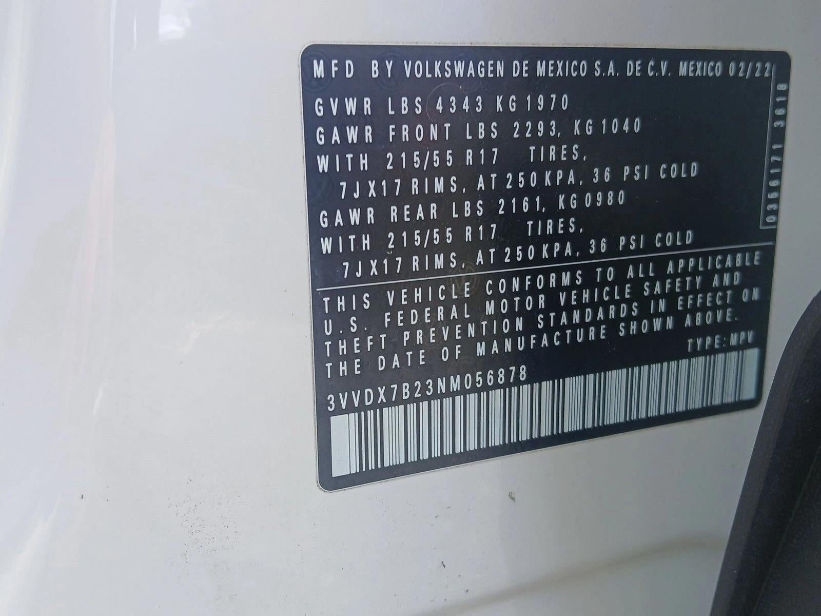 2022 Volkswagen Taos S FWD