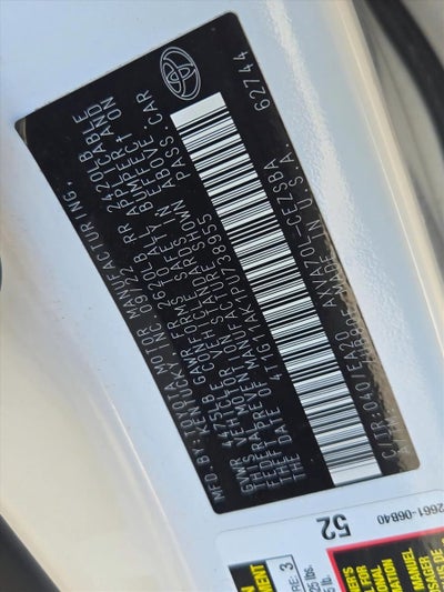 2023 Toyota Camry SE Auto (SE)