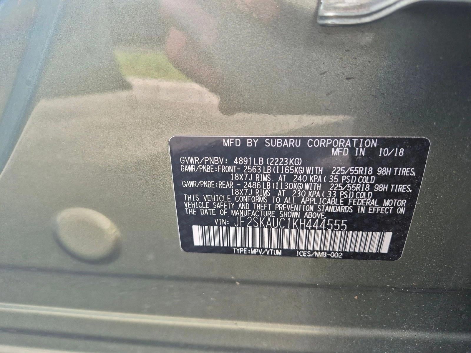 2019 Subaru Forester 2.5i Limited