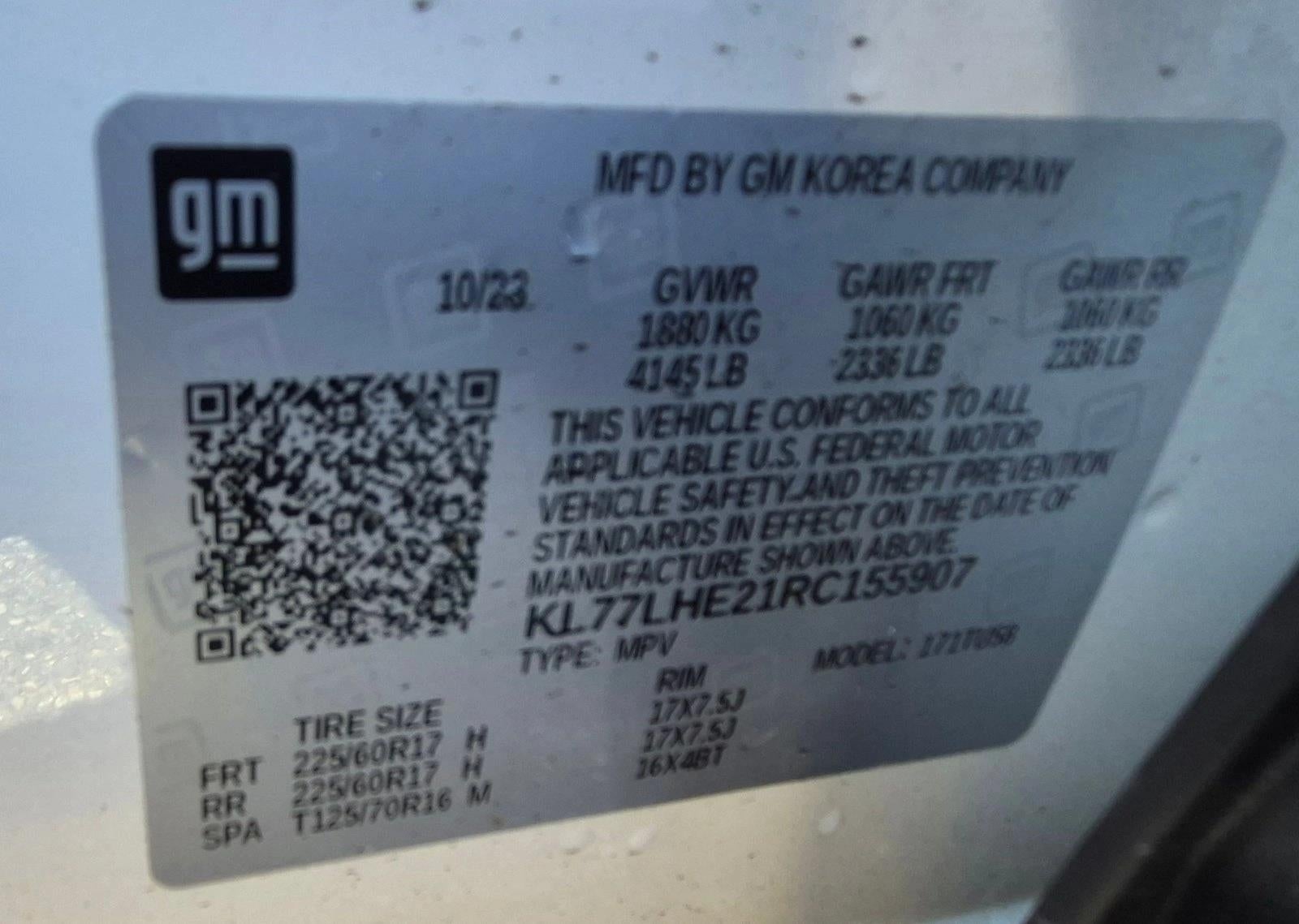 2024 Chevrolet Trax FWD 4dr LT
