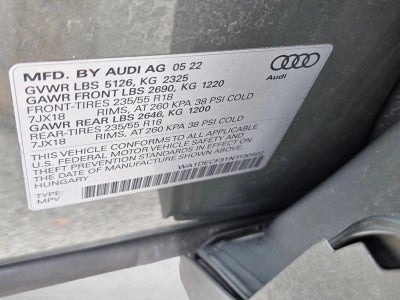 2022 Audi Q3 S line Premium 45 TFSI quattro