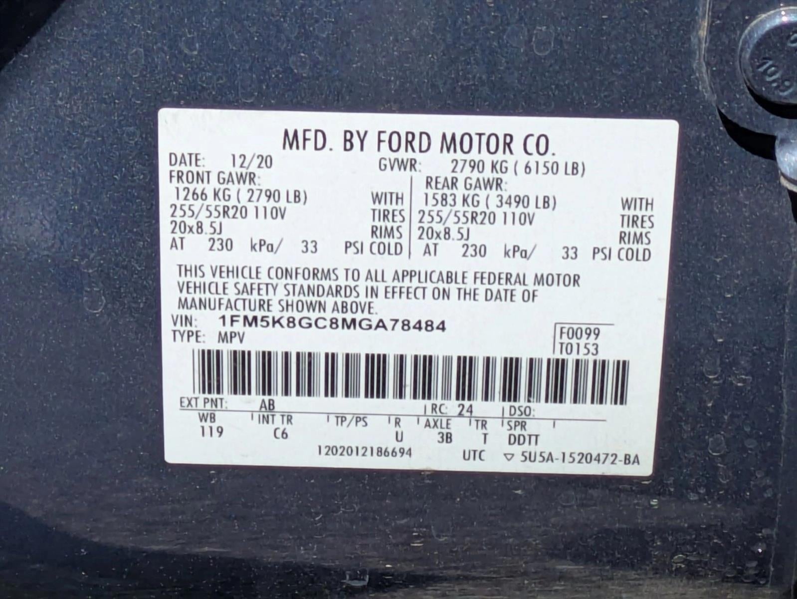 2021 Ford Explorer ST 4WD