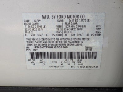 2020 Ford Explorer Limited RWD