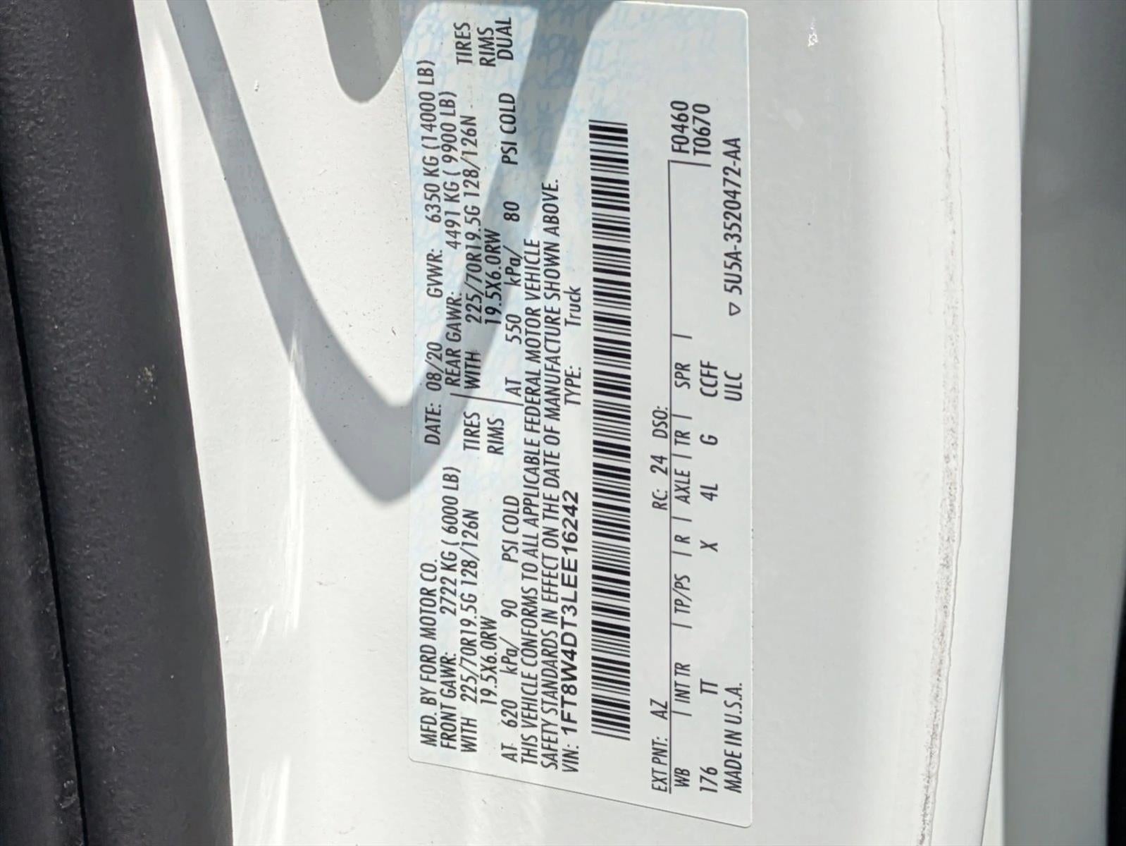 2020 Ford Super Duty F-450 DRW Limited 4WD Crew Cab 8' Box