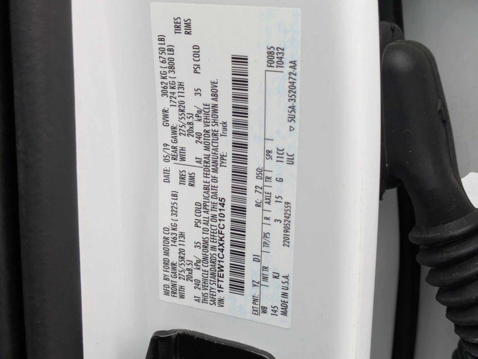 2019 Ford F-150 King Ranch 2WD SuperCrew 5.5' Box