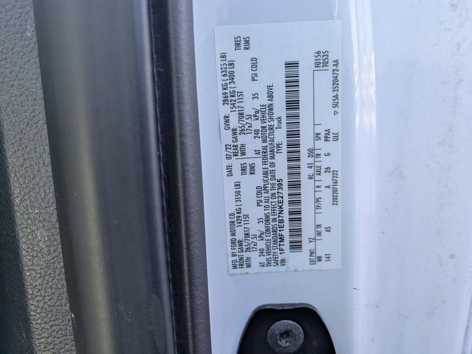 2022 Ford F-150 XL 4WD Reg Cab 6.5' Box