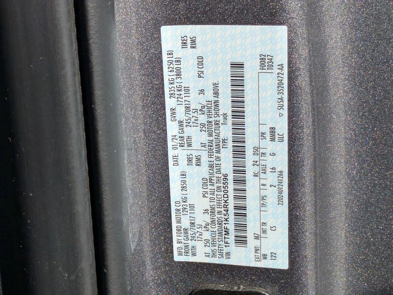 2024 Ford F-150 XL 2WD Reg Cab 6.5' Box