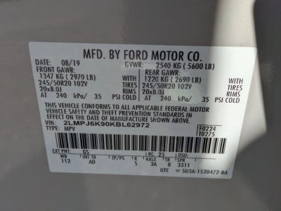 2019 Lincoln Nautilus Select FWD