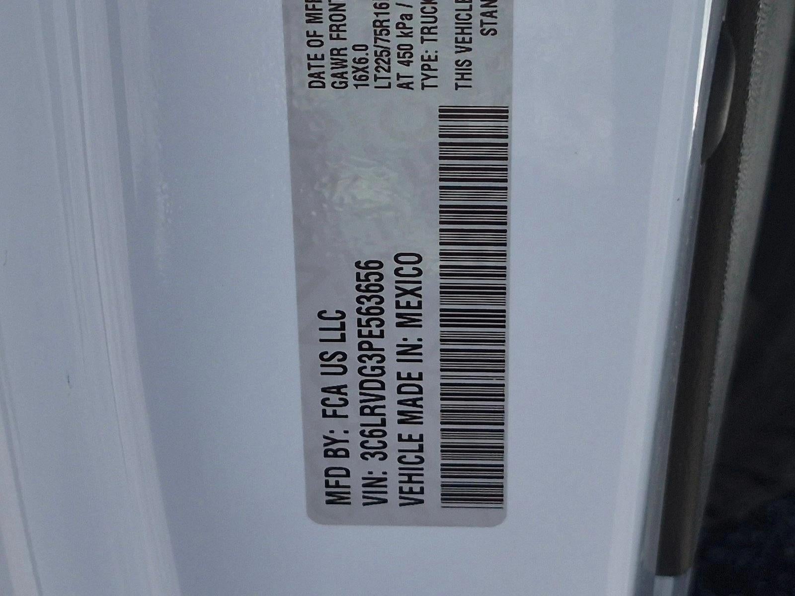 2023 RAM ProMaster Cargo Van 2500 High Roof 159" WB