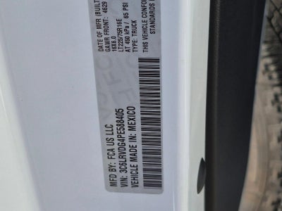 2023 RAM ProMaster Cargo Van 2500 High Roof 159" WB