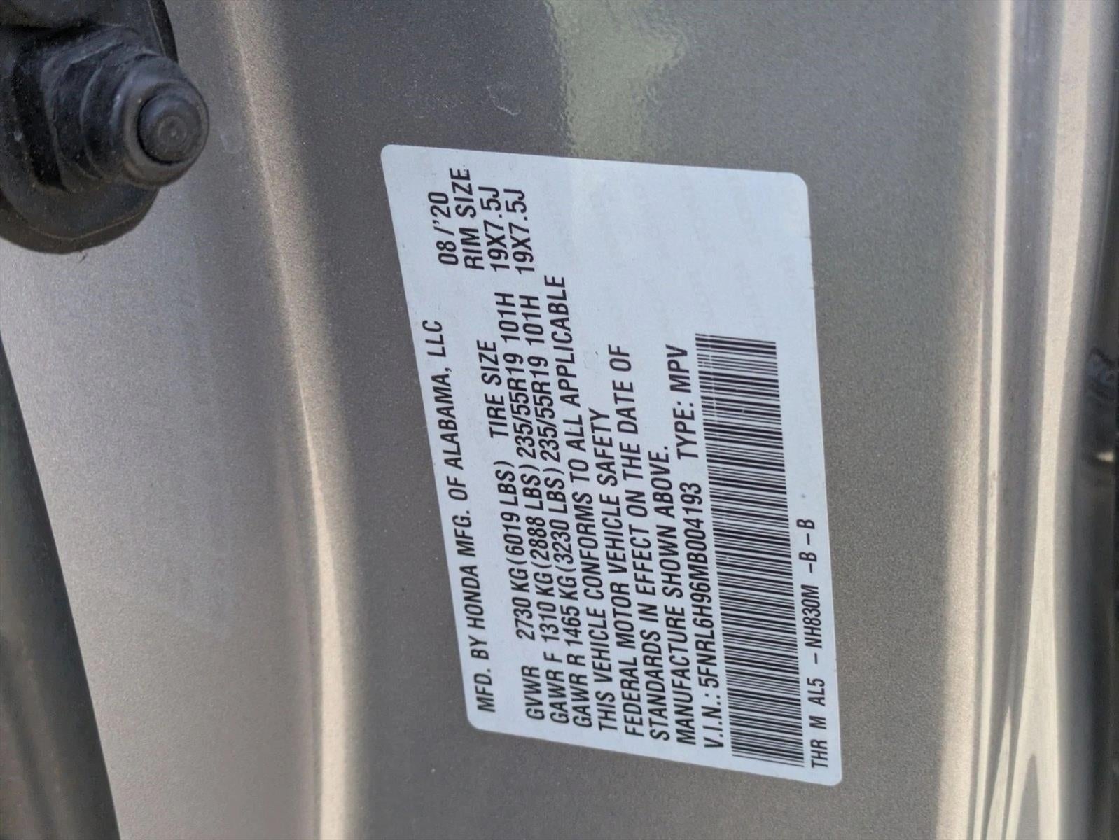 2021 Honda Odyssey Elite Auto