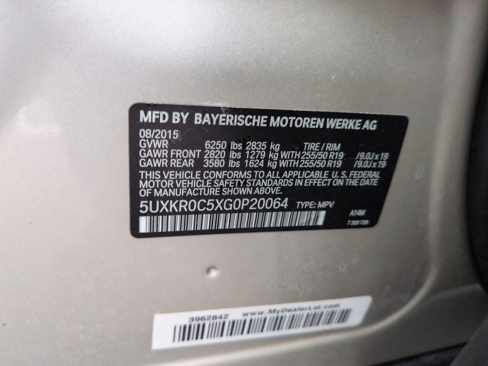 2016 BMW X5 xDrive35i AWD 4dr SAV