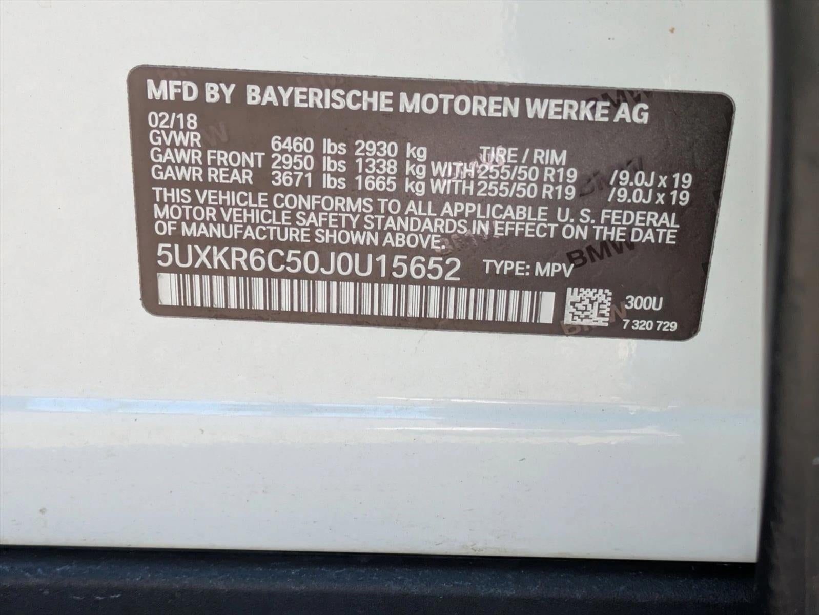 2018 BMW X5 xDrive50i Sports Activity Vehicle