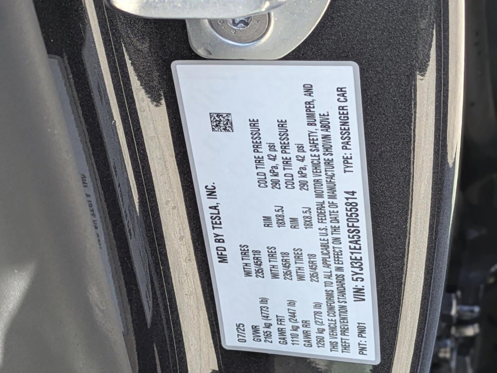 2025 Tesla Model 3 Long Range RWD