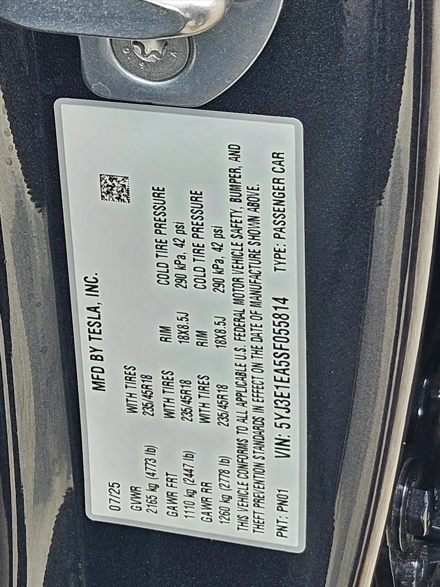 2025 Tesla Model 3 Long Range RWD