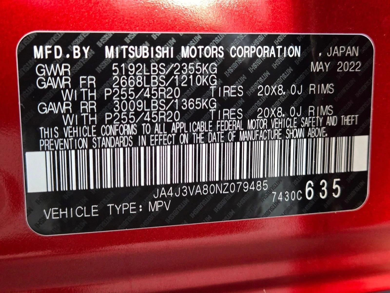 2022 Mitsubishi Outlander SEL FWD