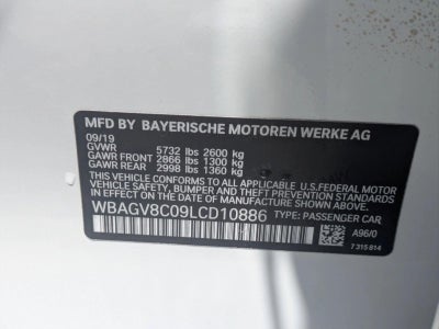 2020 BMW M850i Gran Coupe