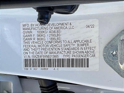 2022 Honda Insight Touring CVT