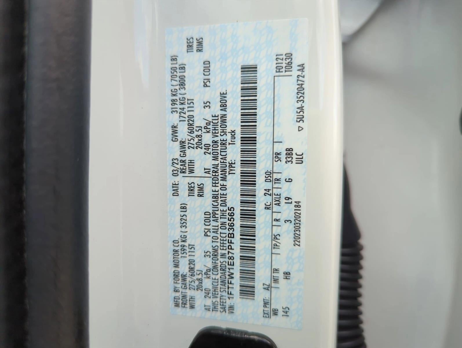 2023 Ford F-150 LARIAT 4WD SuperCrew 5.5' Box