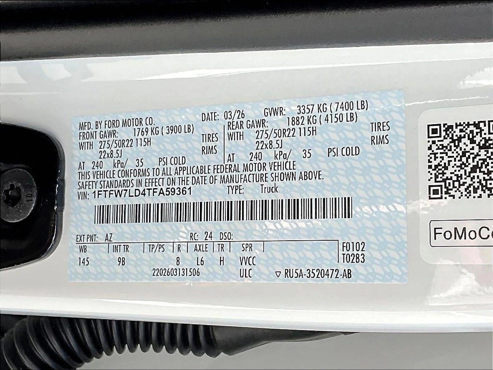 2026 Ford F-150 Platinum 4WD SuperCrew 5.5' Box