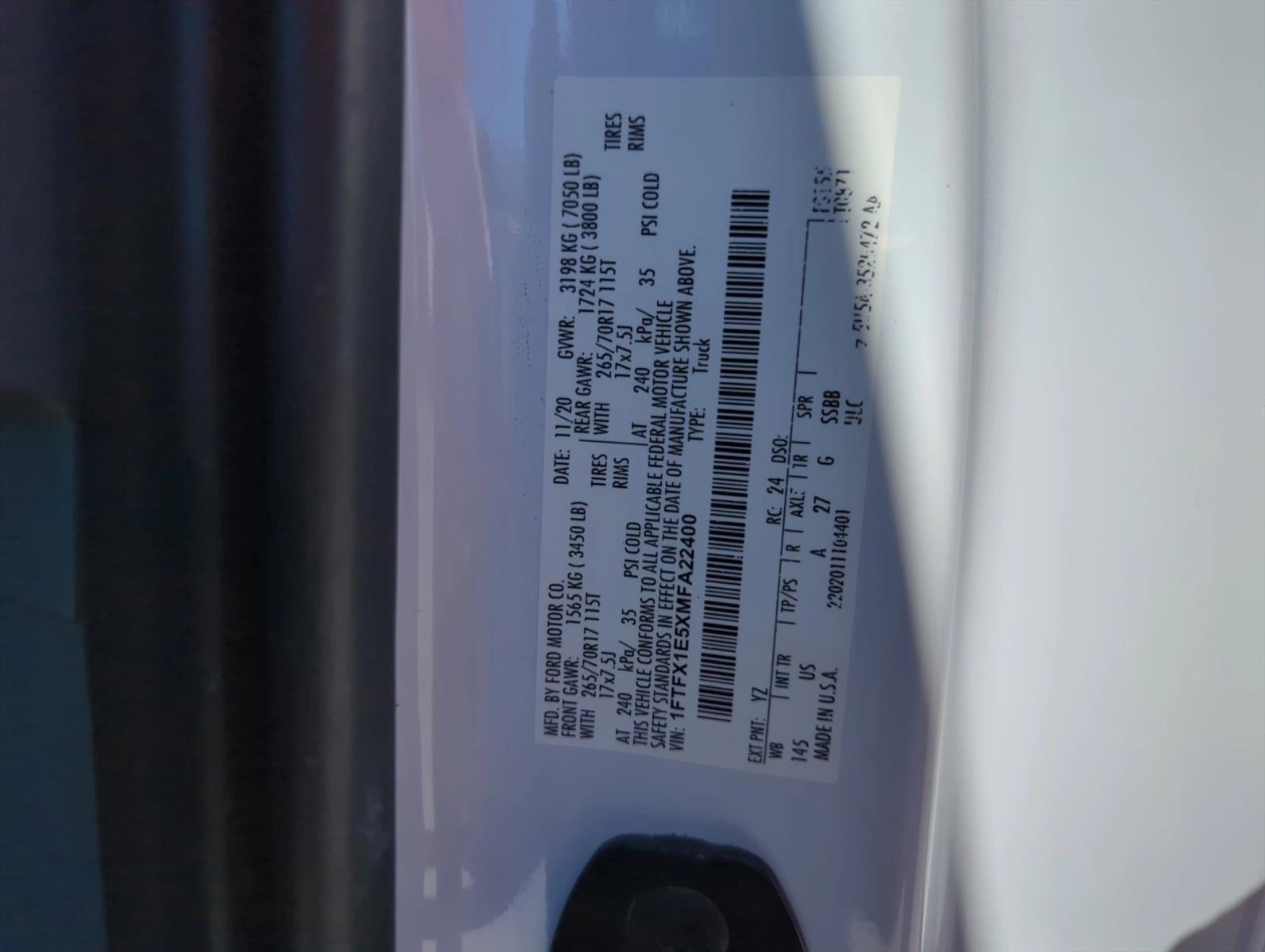 2021 Ford F-150 XLT 4WD SuperCab 6.5' Box