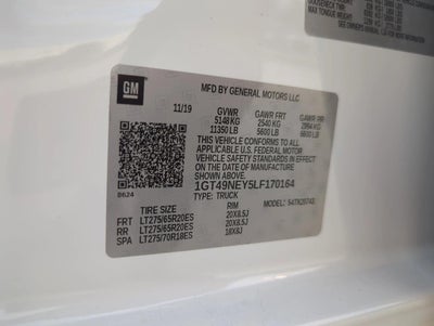 2020 GMC Sierra 2500 HD Crew Cab Standard Box 4-Wheel Drive SLT