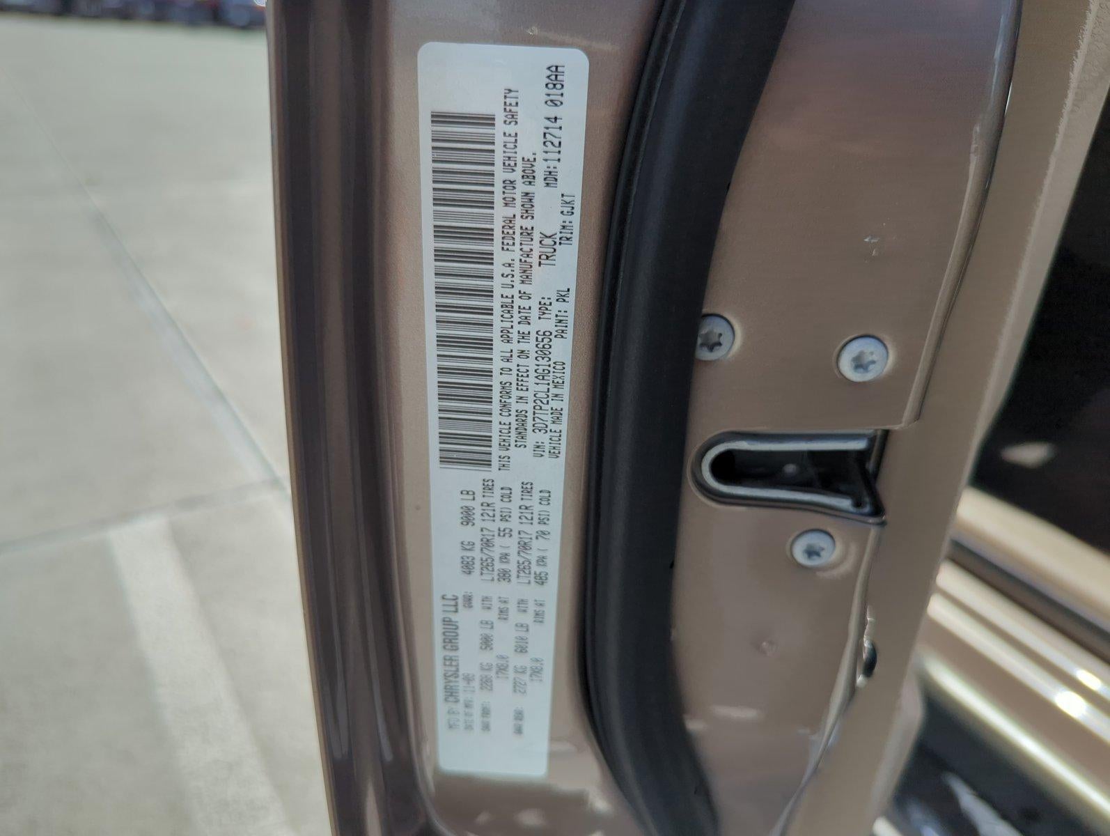 2010 Dodge Ram 2500 2WD Crew Cab 6.4 Ft Box Laramie