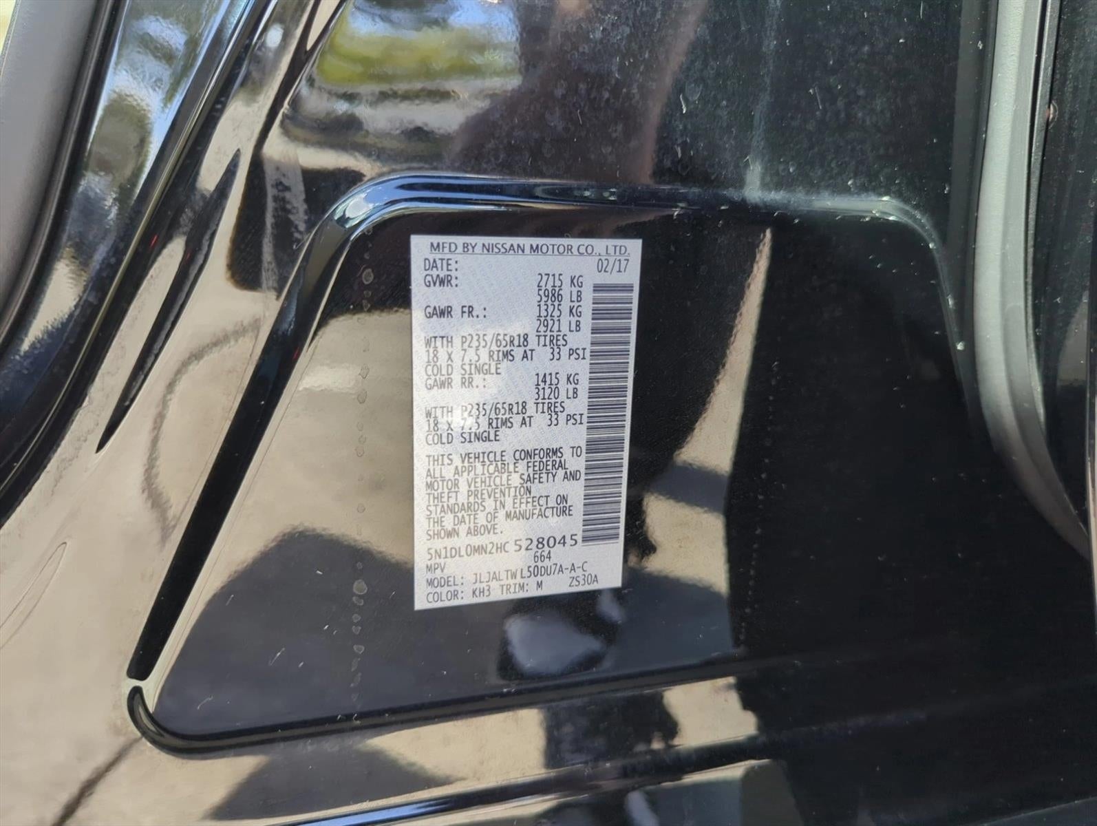 2017 INFINITI QX60 FWD