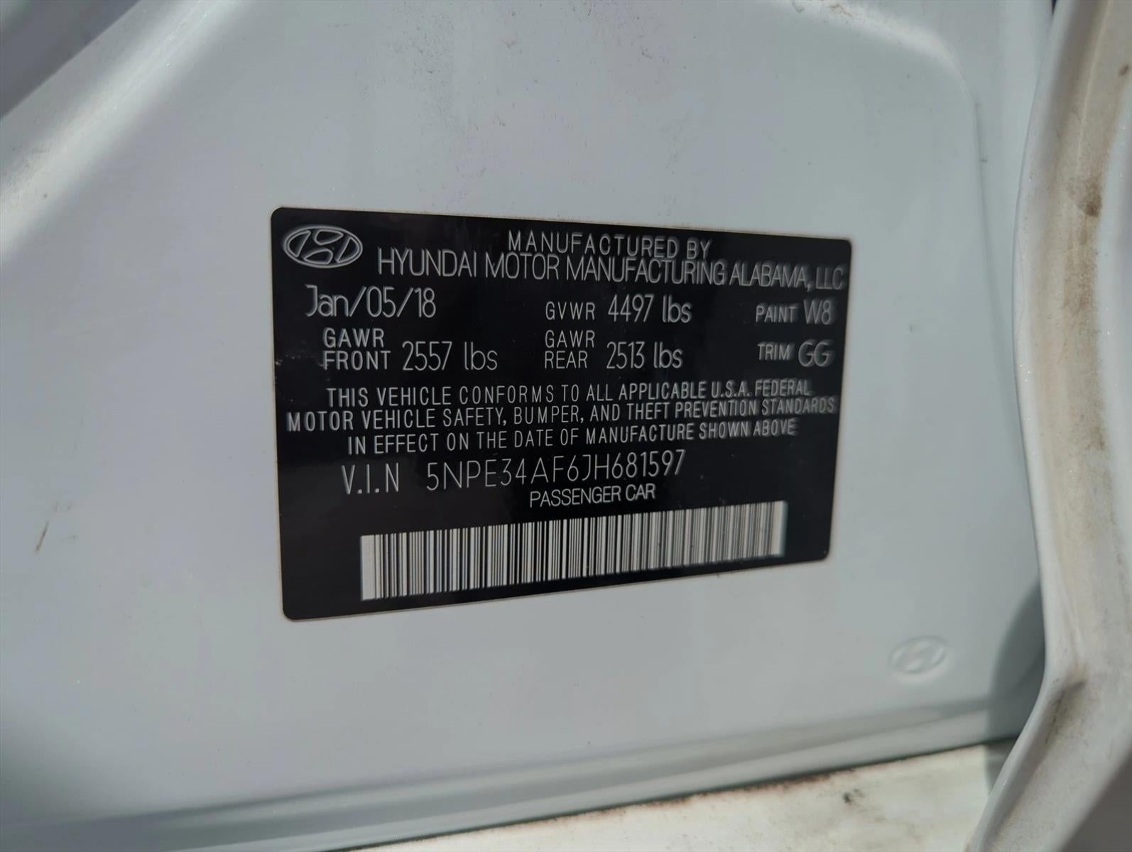 2018 Hyundai SONATA SEL 2.4L *Ltd Avail*