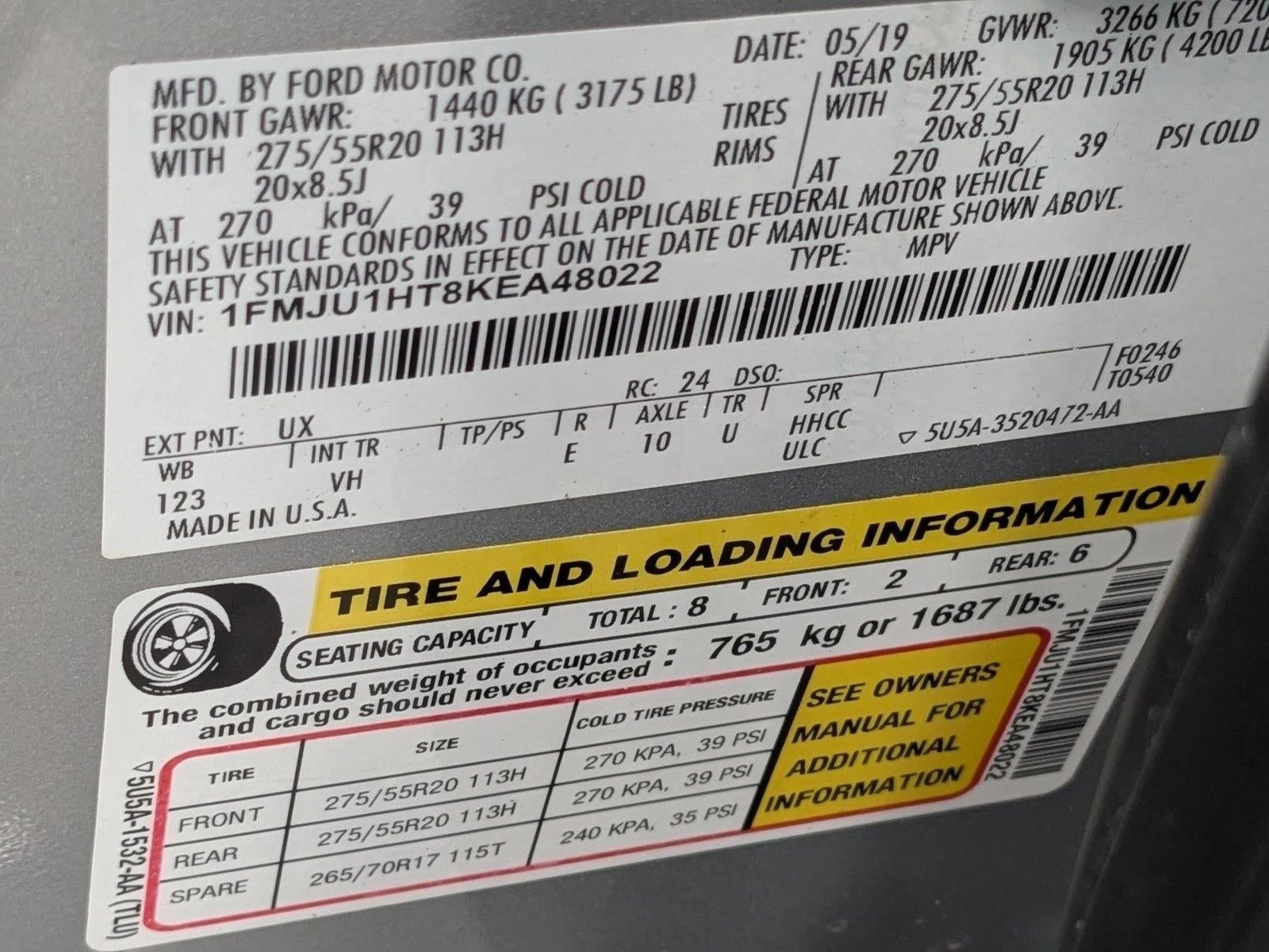 2019 Ford Expedition XLT 4x2