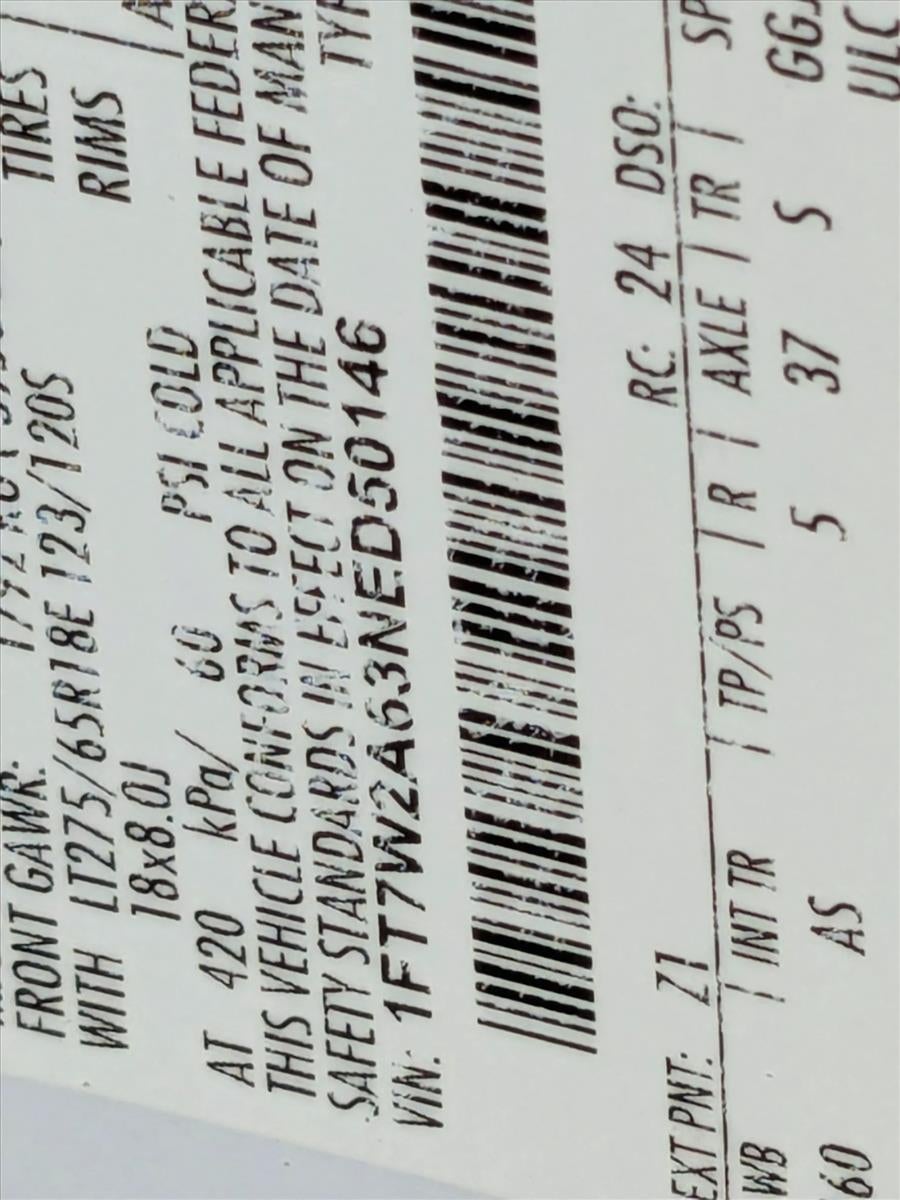 2022 Ford Super Duty F-250 SRW XL 2WD Crew Cab 6.75' Box