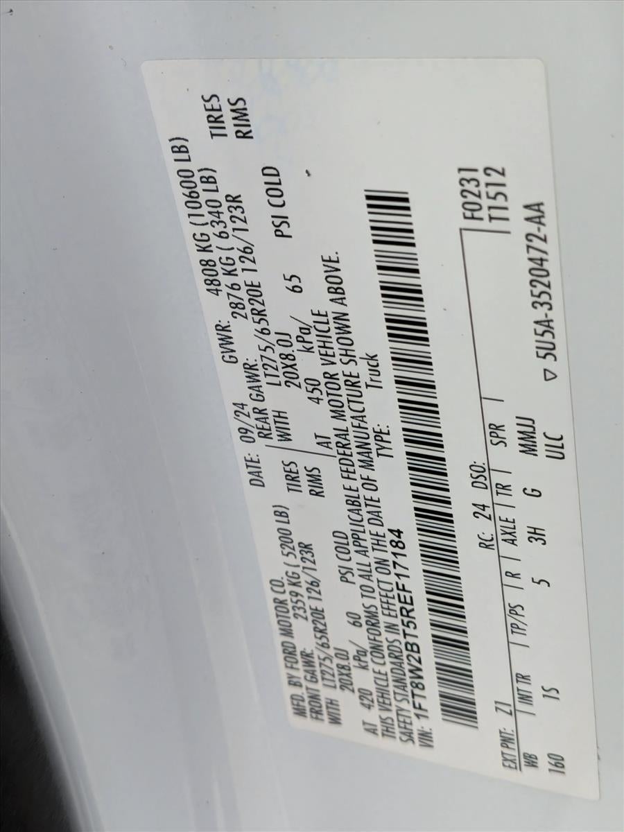 2024 Ford Super Duty F-250 SRW XL 4WD Crew Cab 6.75' Box