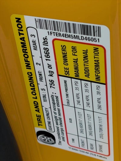 2021 Ford Ranger XLT 2WD SuperCrew 5' Box