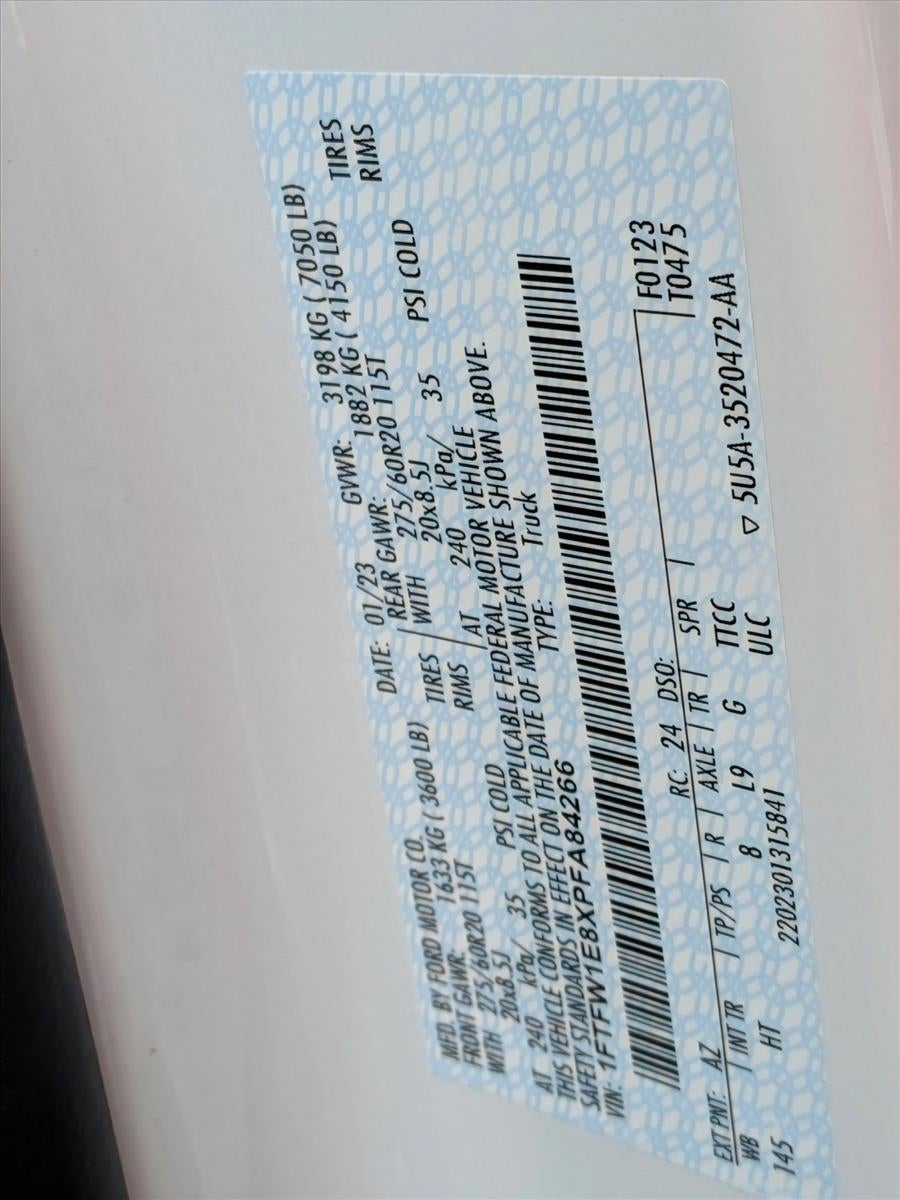 2023 Ford F-150 LARIAT 4WD SuperCrew 5.5' Box