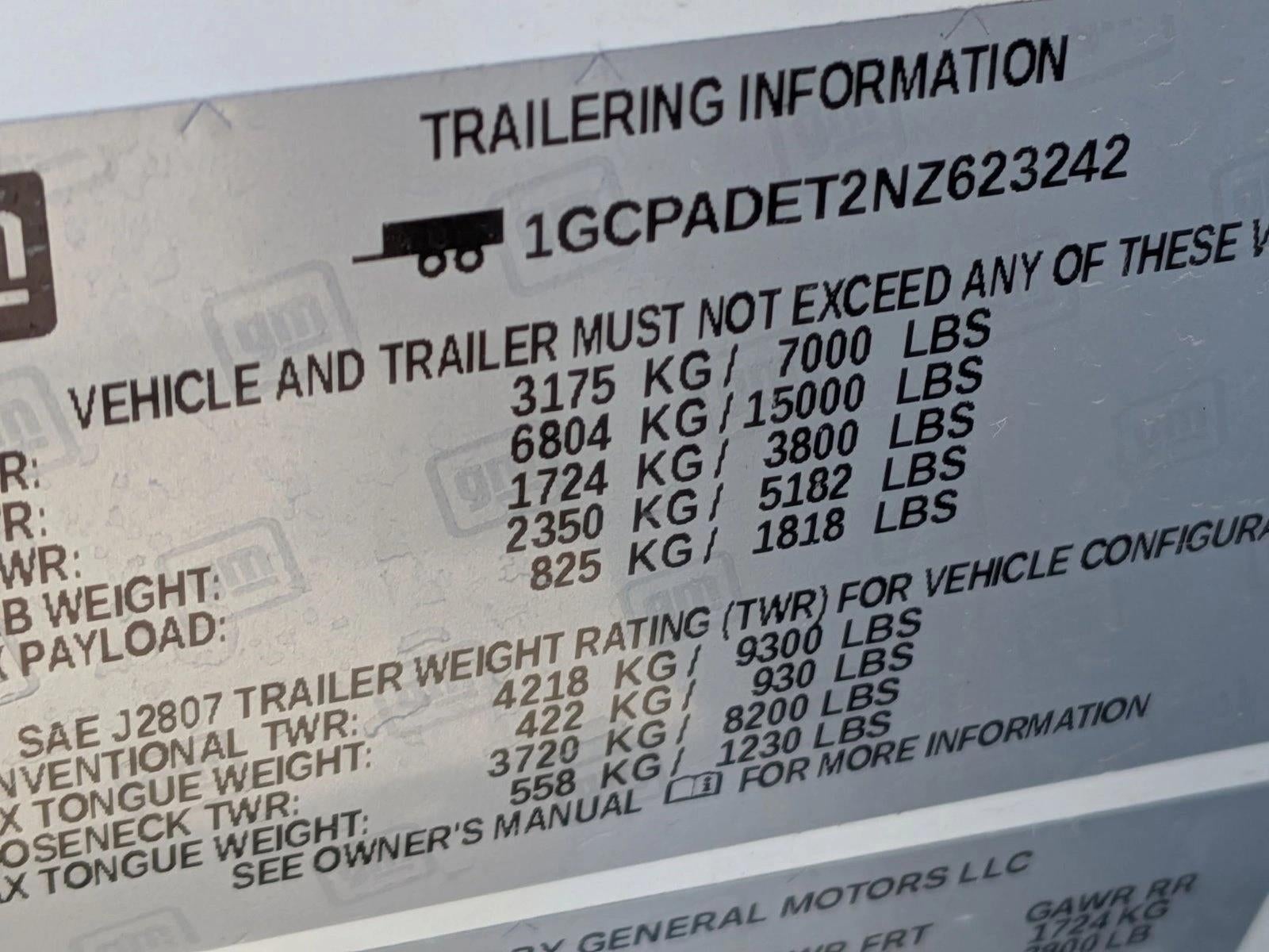 2022 Chevrolet Silverado 1500 Crew Cab Short Box 2-Wheel Drive RST