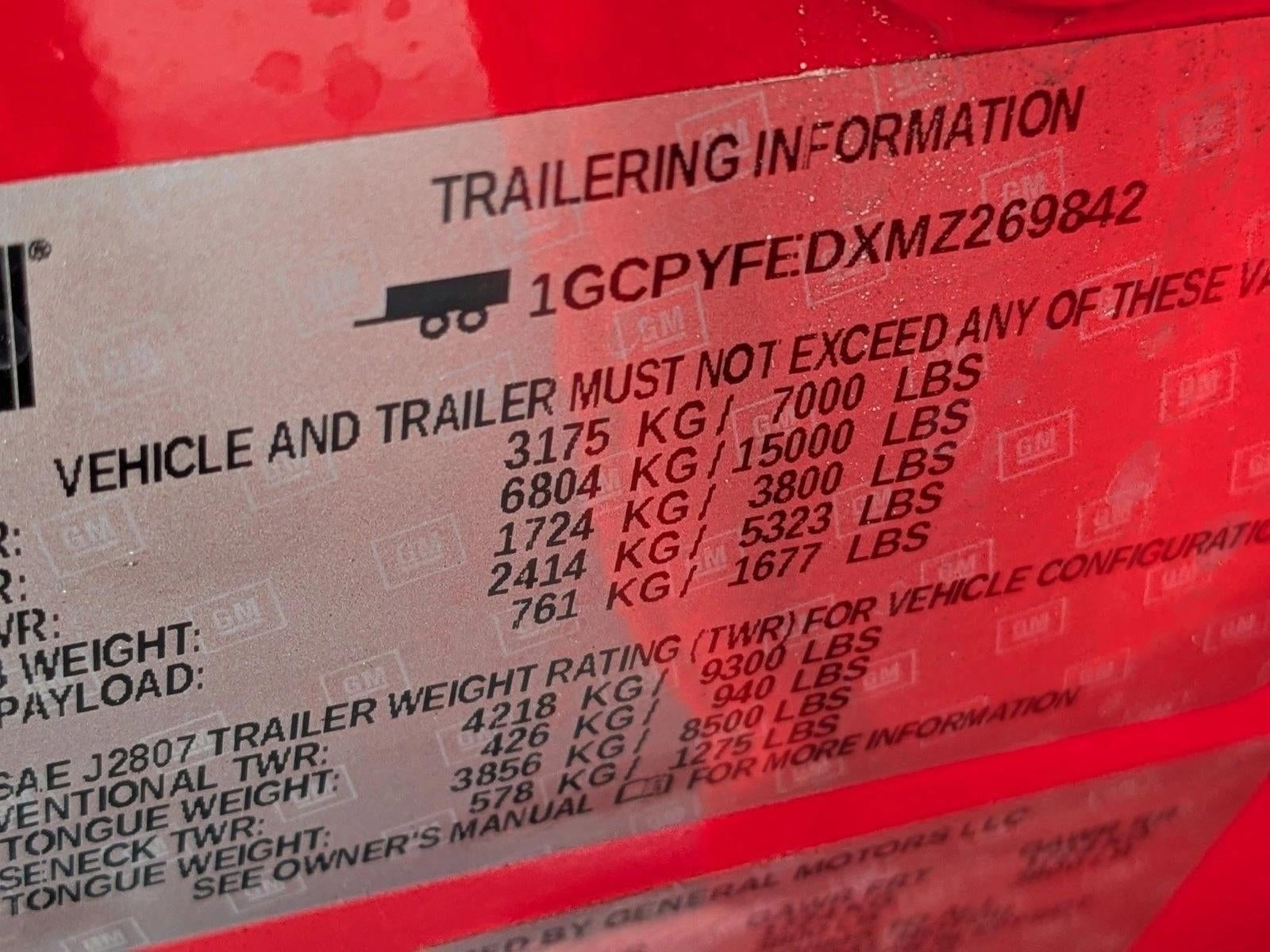 2021 Chevrolet Silverado 1500 Crew Cab Short Box 4-Wheel Drive LT Trail Boss