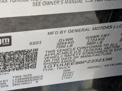 2023 GMC Sierra 1500 Crew Cab Short Box 4-Wheel Drive AT4