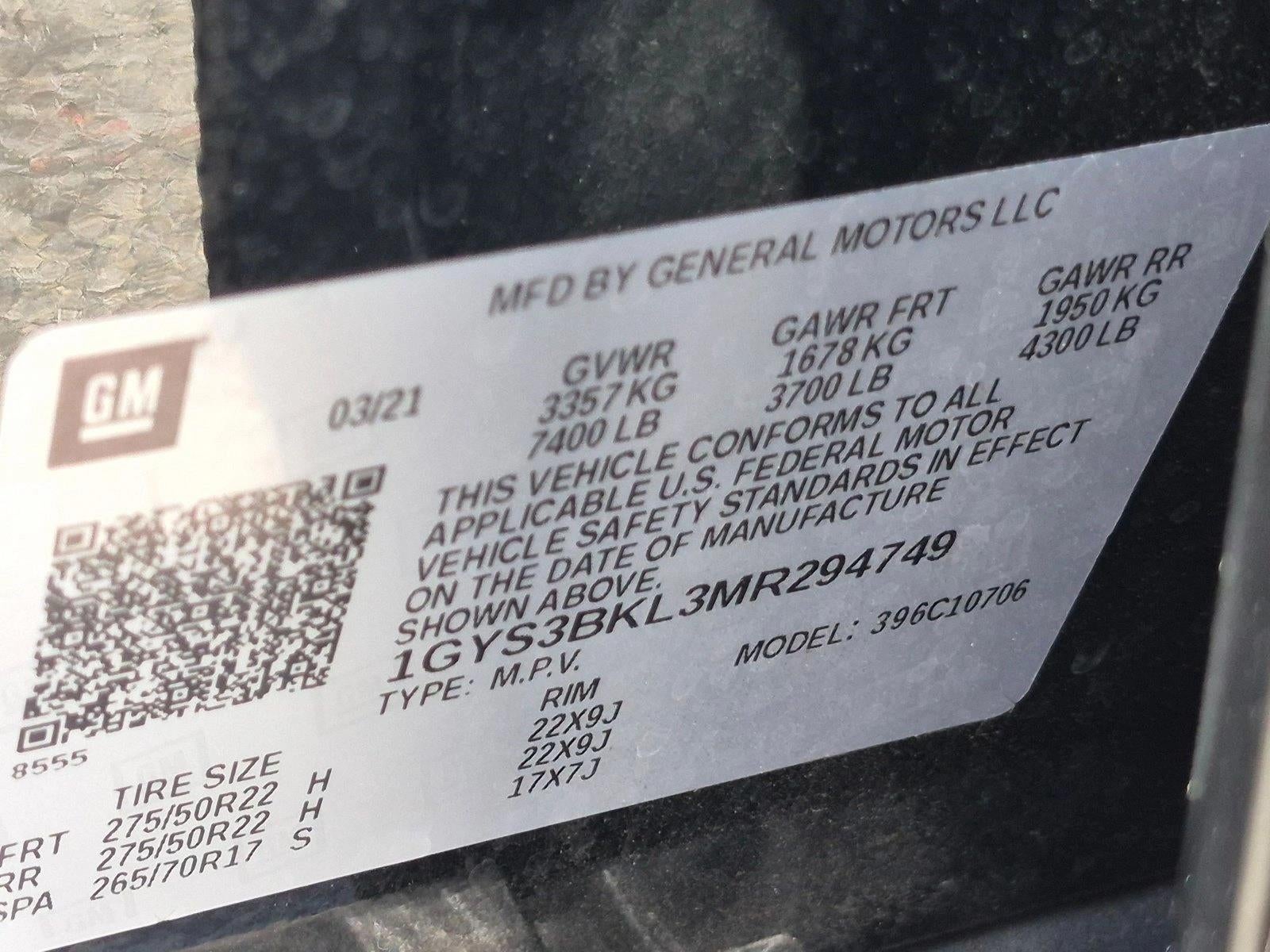 2021 Cadillac Escalade RWD Premium Luxury