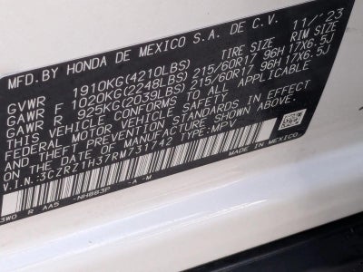 2024 Honda HR-V LX 2WD CVT