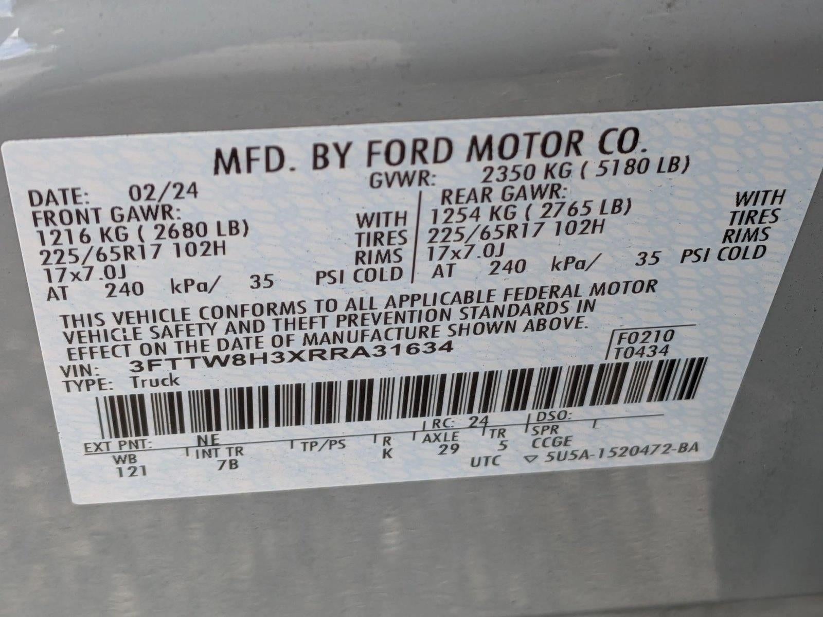 2024 Ford Maverick XLT FWD SuperCrew