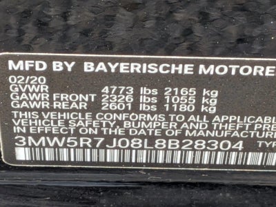 2020 BMW 330i xDrive Sedan North America