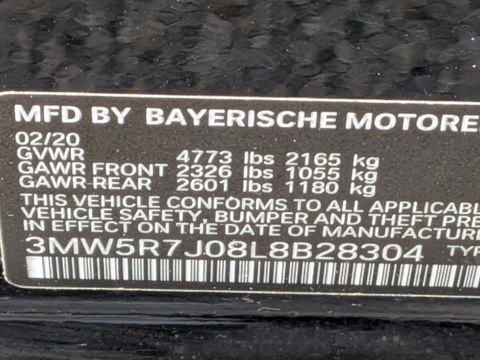 2020 BMW 330i xDrive Sedan North America